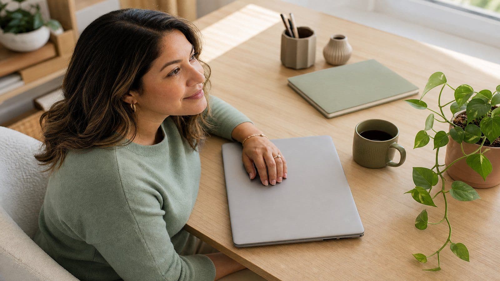 A small-business owner reviews how her ownership stake shifted over the past year