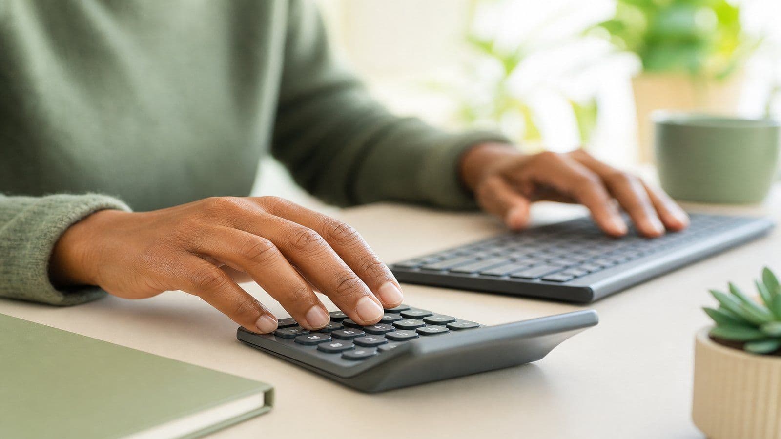 Working through the numbers on a transaction by hand