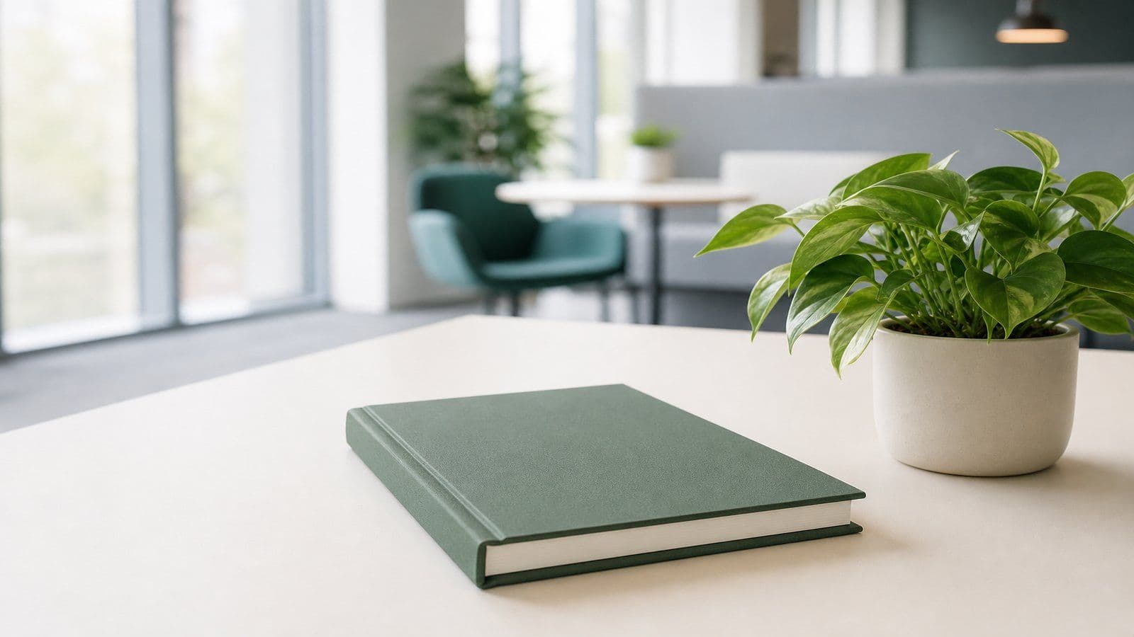 A closed ledger stands ready before an owner runs their monthly ratios